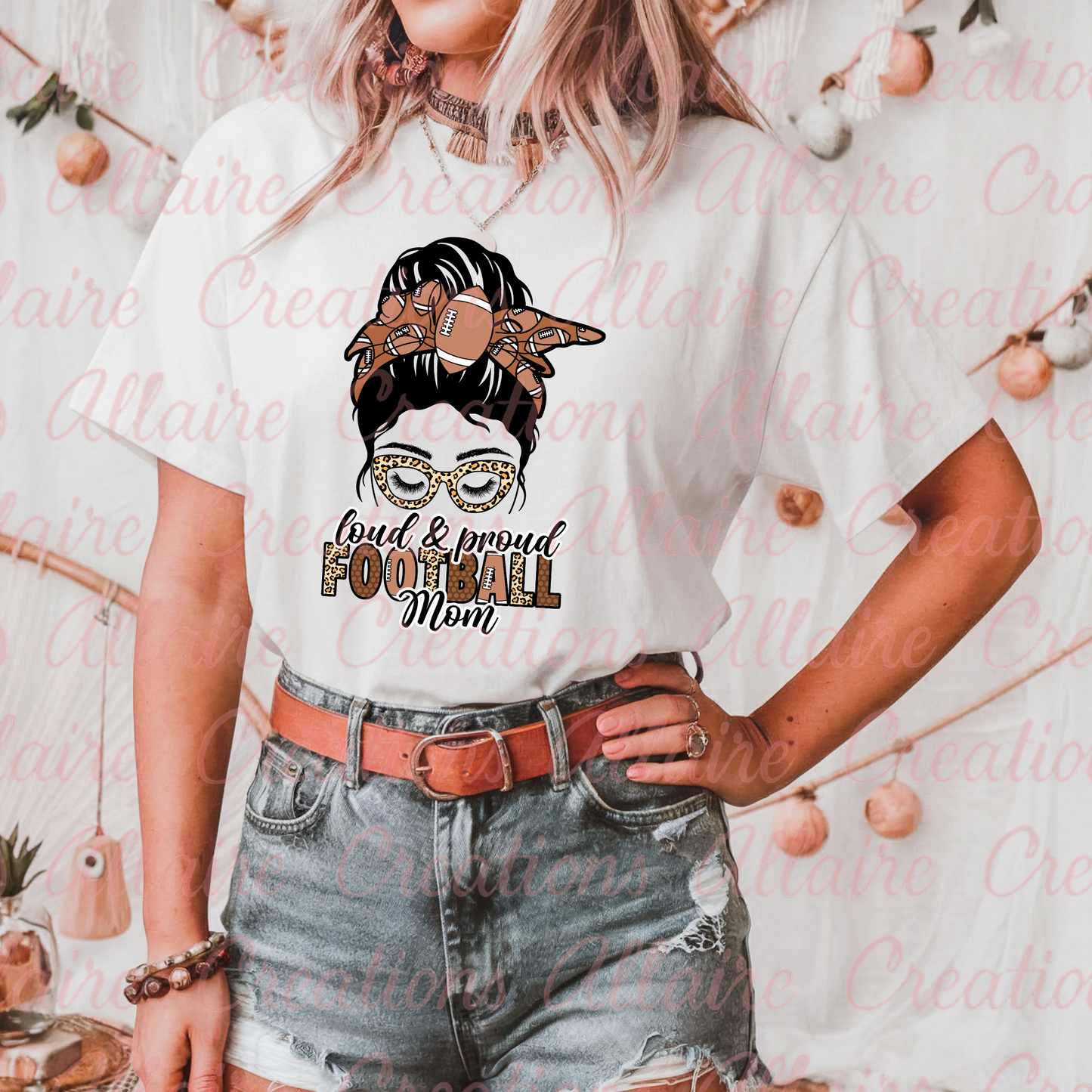 Loud & Proud Football Mama Tee