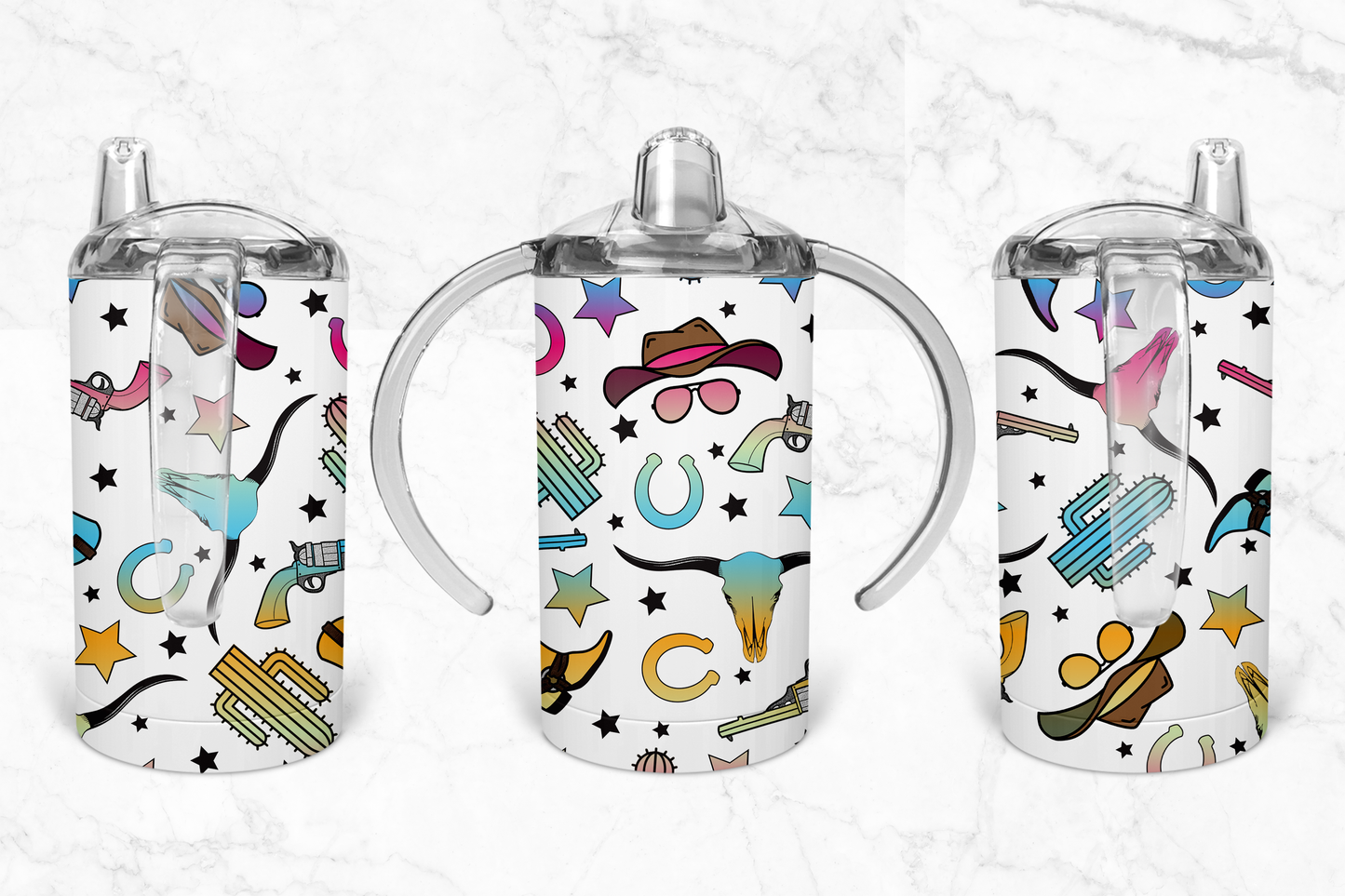 Western Themed Sippy Cup