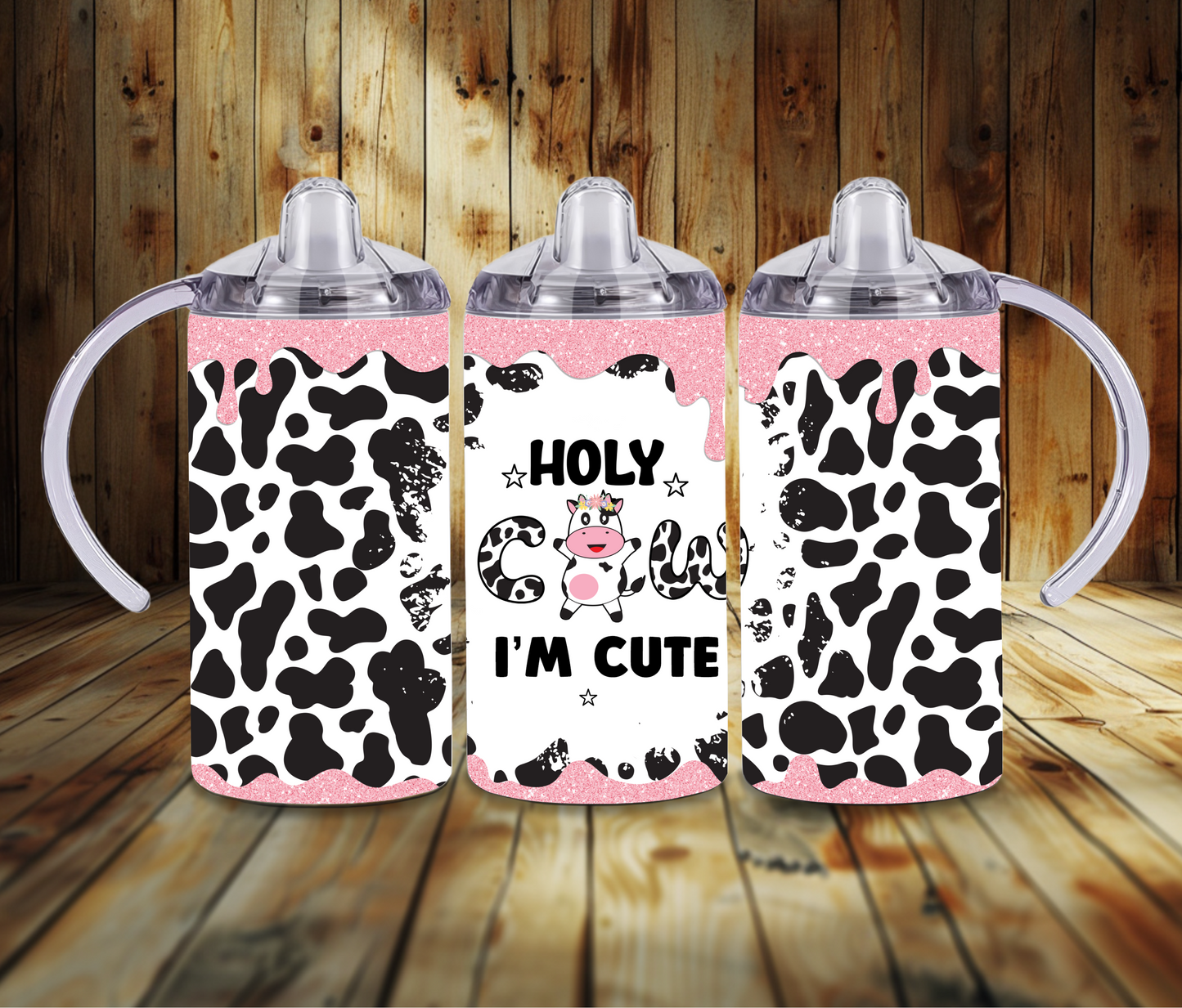 Holly Cow I'm Cute Sippy Cup