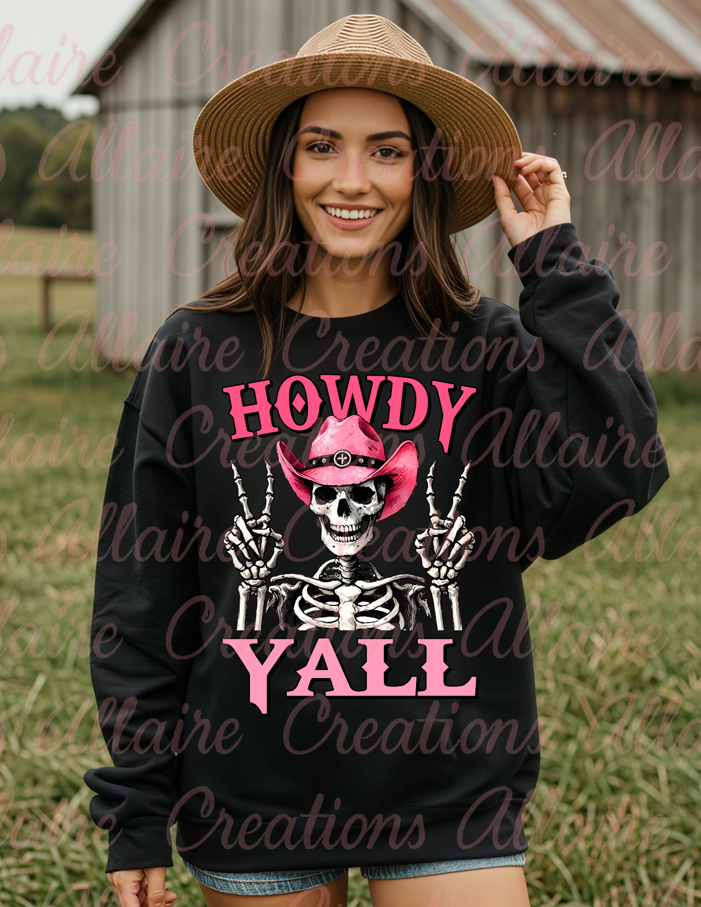 Howdy Yall Crew Neck