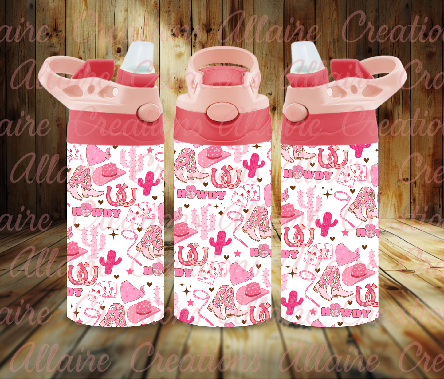 Pink Howdy Flip Cups