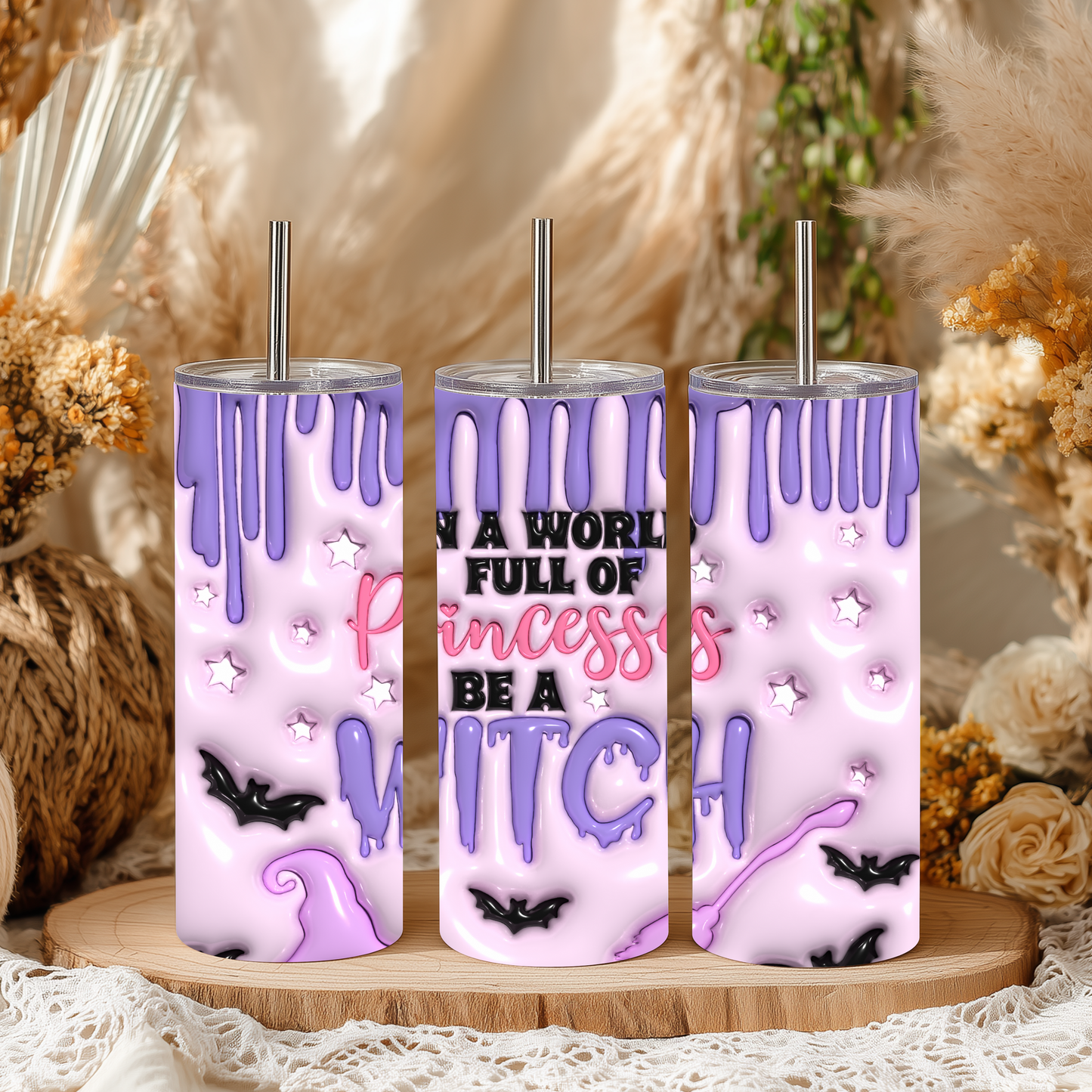 In a world of Princess be a Witch 20oz Tumbler
