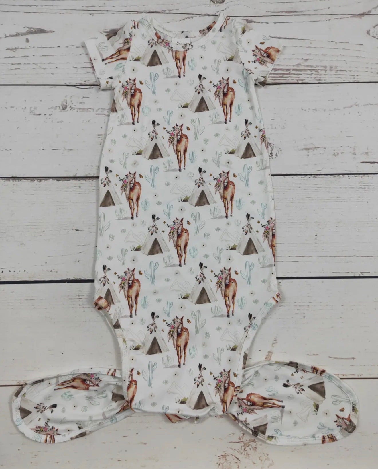 Horse Newborn Gown