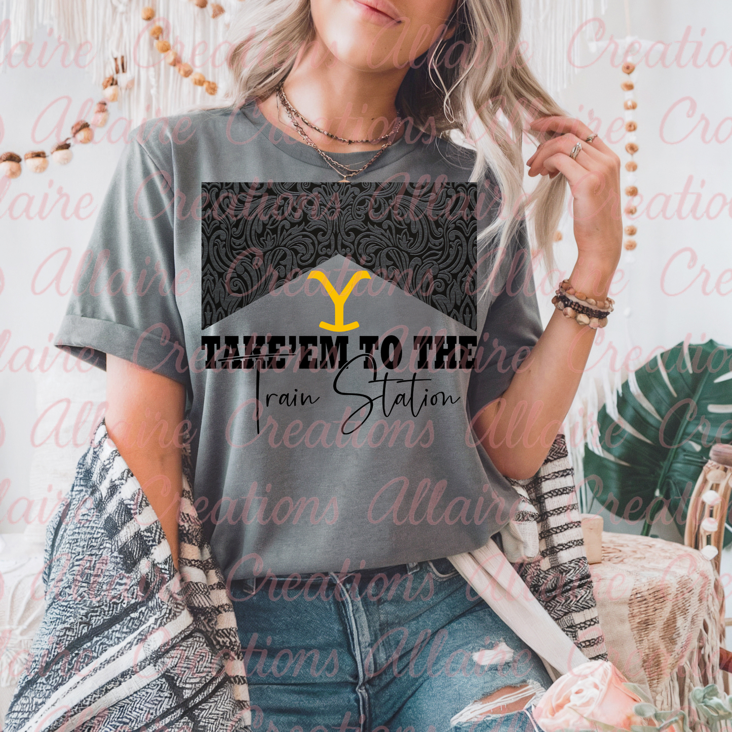 Take'em To The Train Station Tee