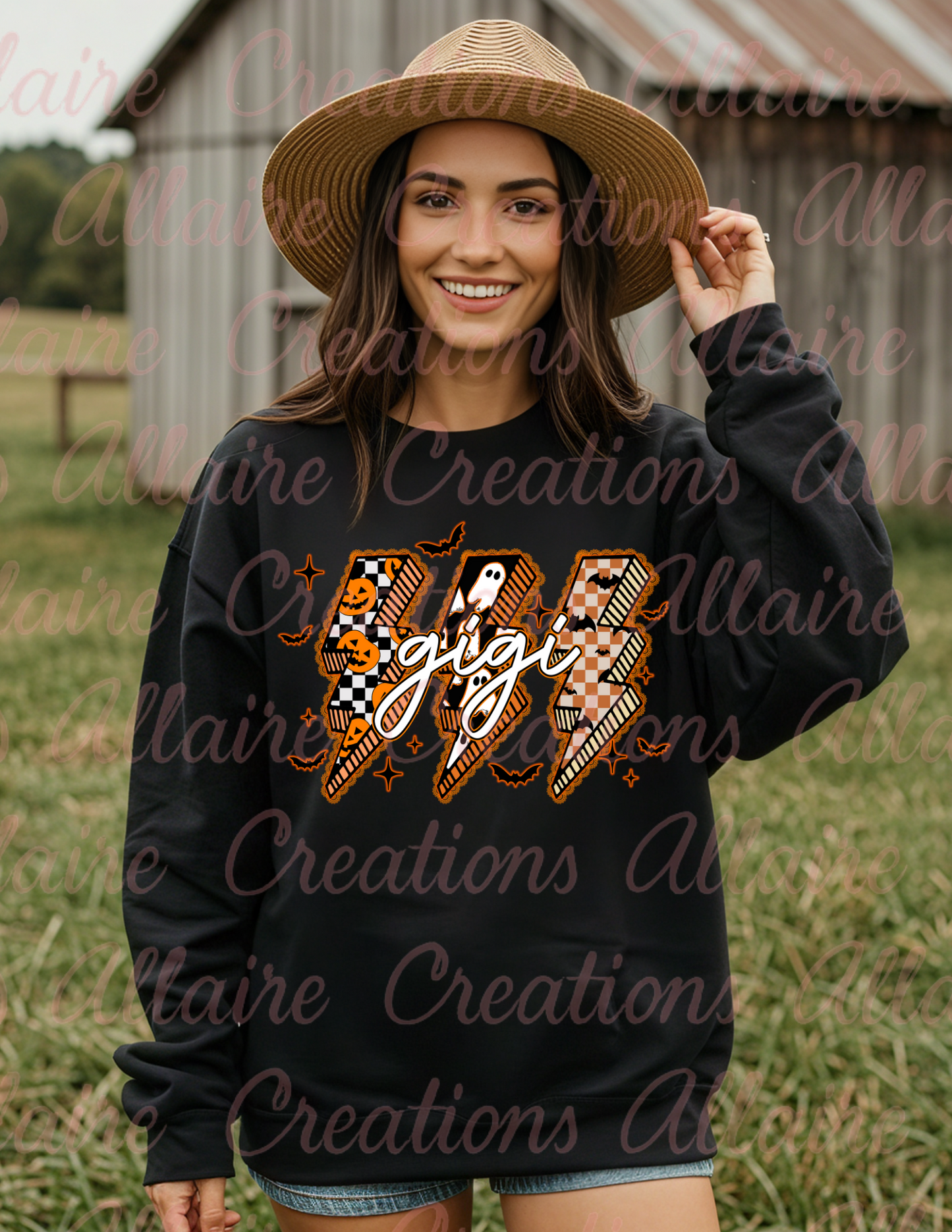 GIGI Lighting Bolts Crew Neck