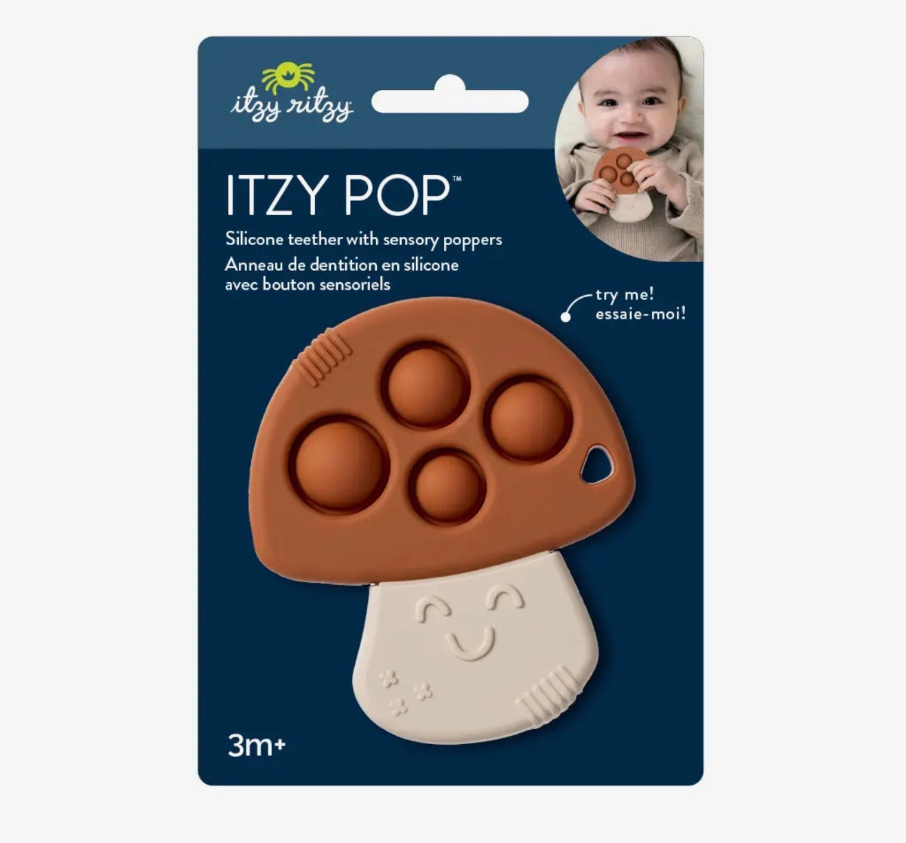 Mushroom Itzy Pop Sensory Popper Toy