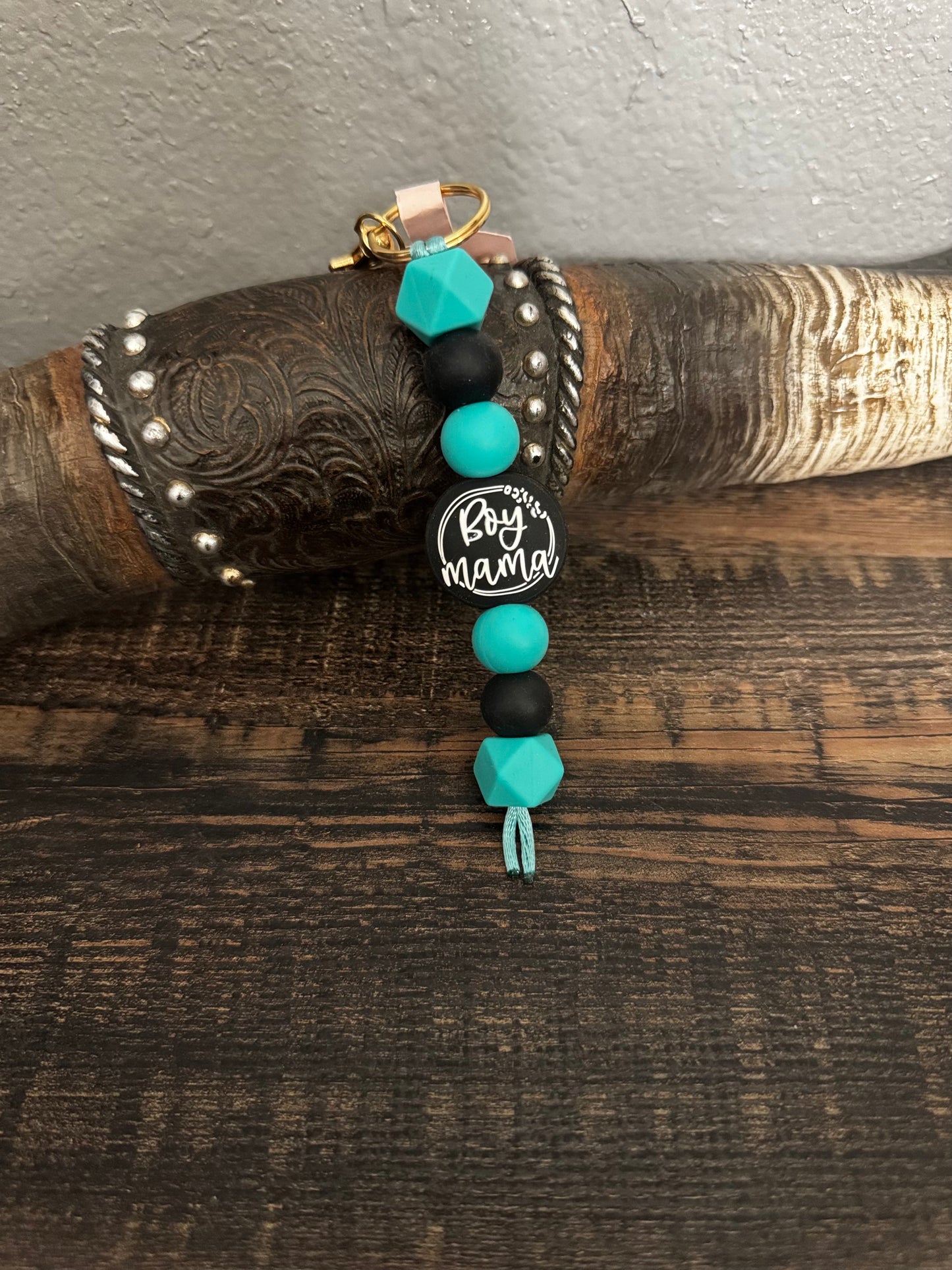 Boy Mama Silicone Key Chain