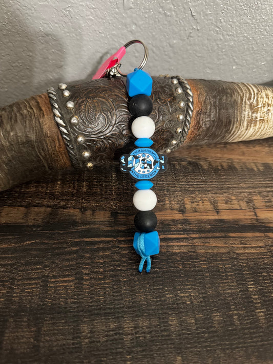 The Man The Myth The Legend Silicone Key Chain