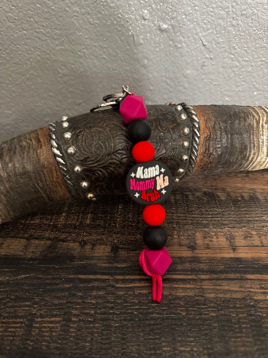 Mama Mommy Ma Bruh Silicone Key Chain