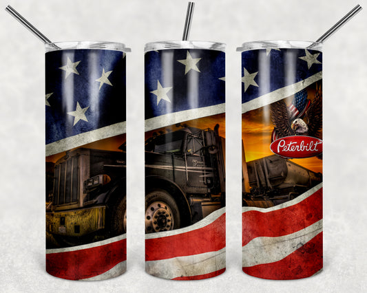 Peterbilt Bald Eagle  20oz Tumbler