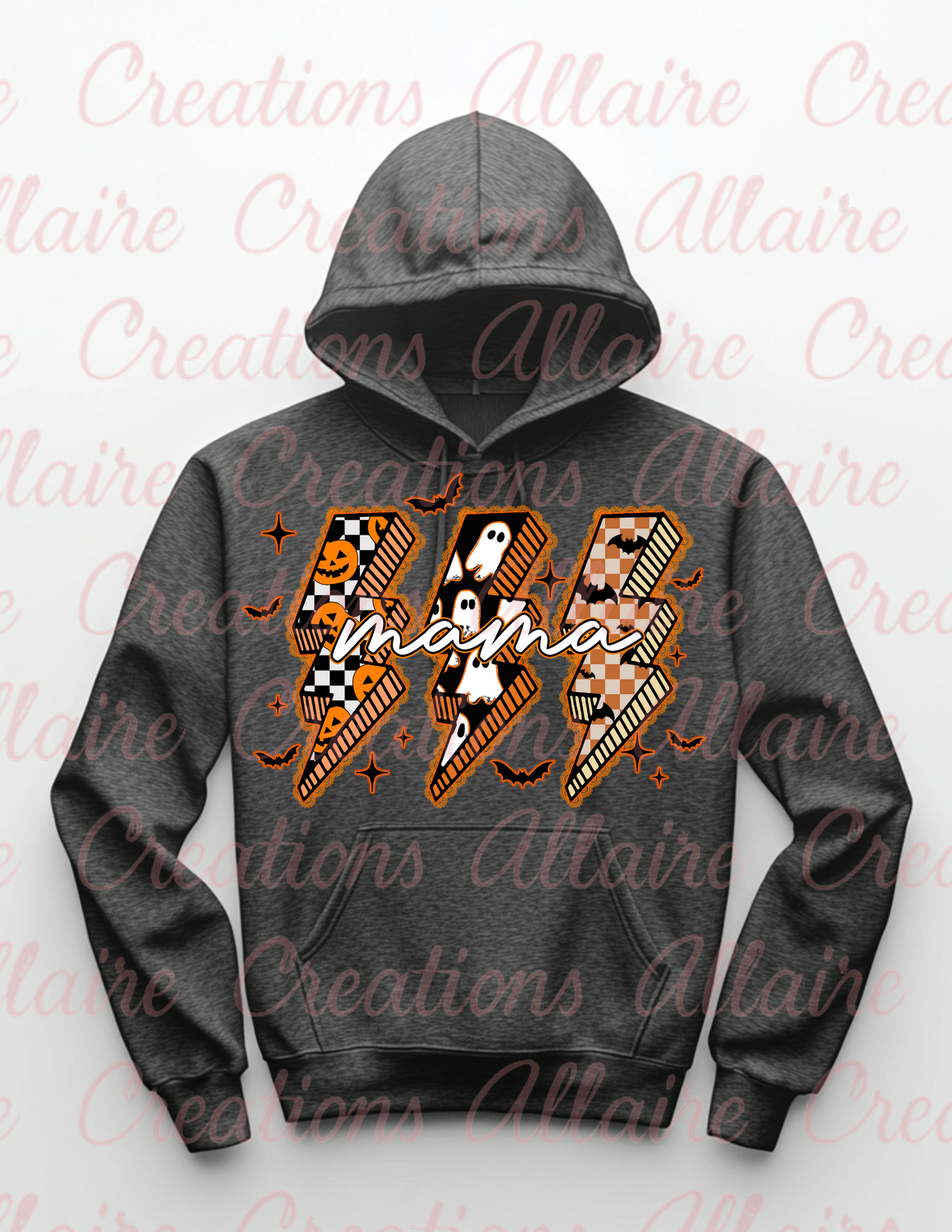 Mama Lighting Bolt Hoodies