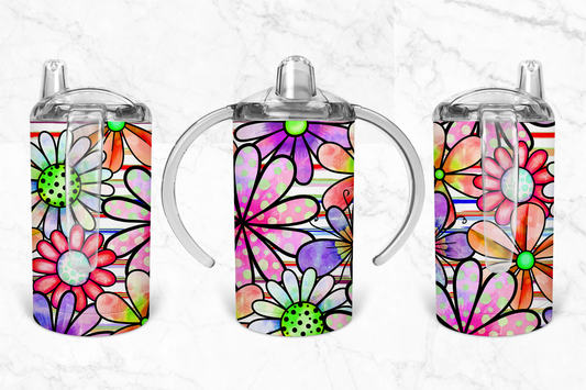 Flowered Sippy Cup