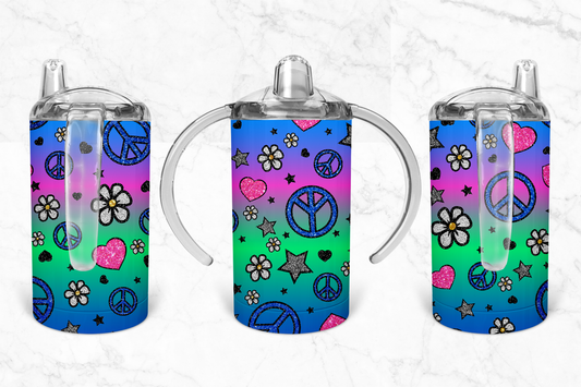 Peace Sign Sippy Cup