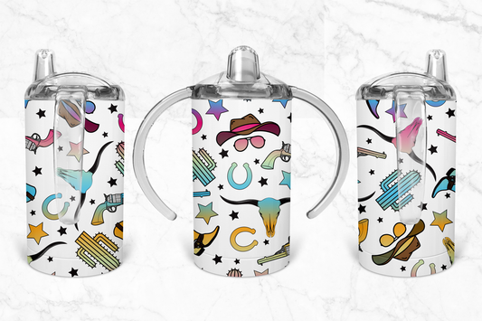Western Themed Sippy Cup