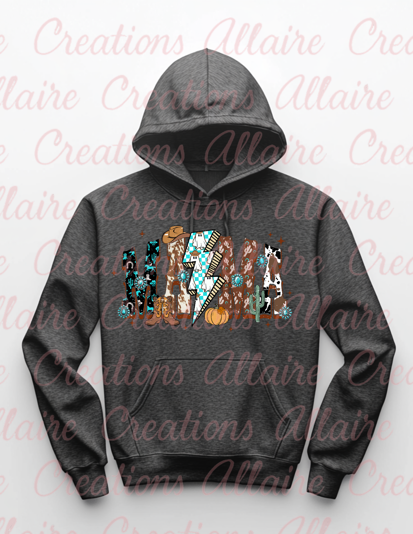 Western Mama Halloween Hoodies