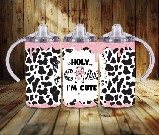 Holly Cow I'm Cute Sippy Cup