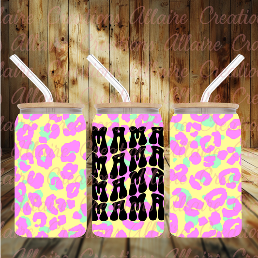 Pink Mama Glass Tumbler
