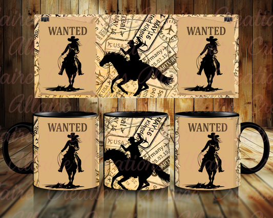 Wanted Western Coffee Mug
