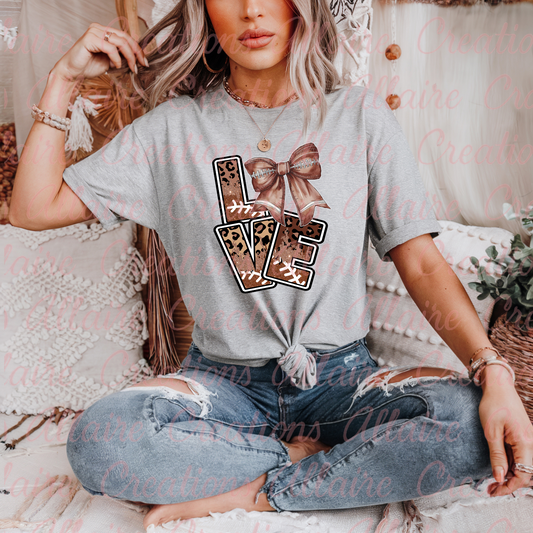 Love  Football Tee