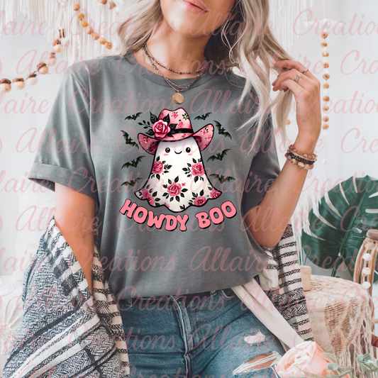 Pink Howdy Boo Tee
