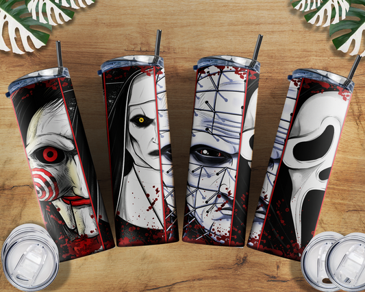 Scary Faces 20oz Tumbler