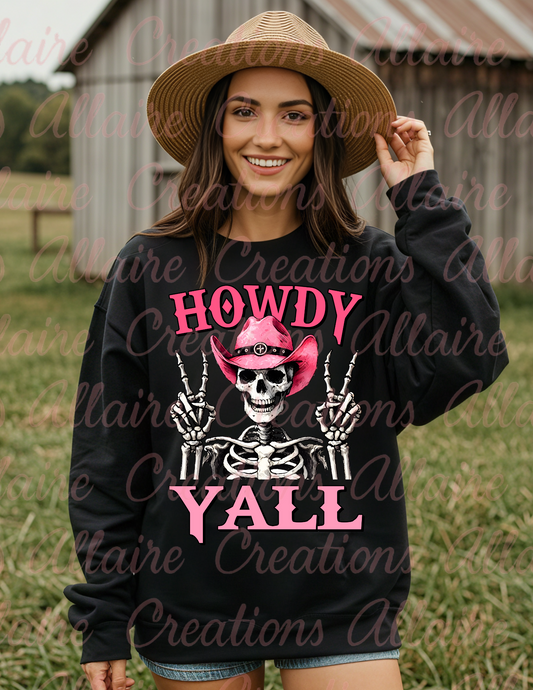 Howdy Yall  Crew Neck
