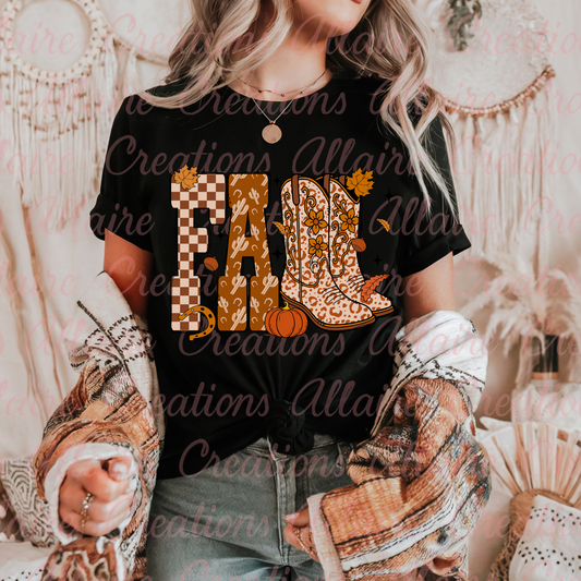 Fall Western Tee