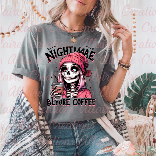 Nightmare Before Coffee Tee