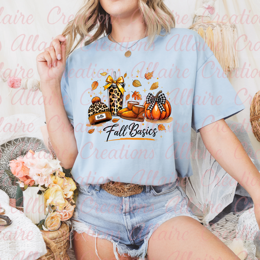 Fall Basics Sunflower Tee