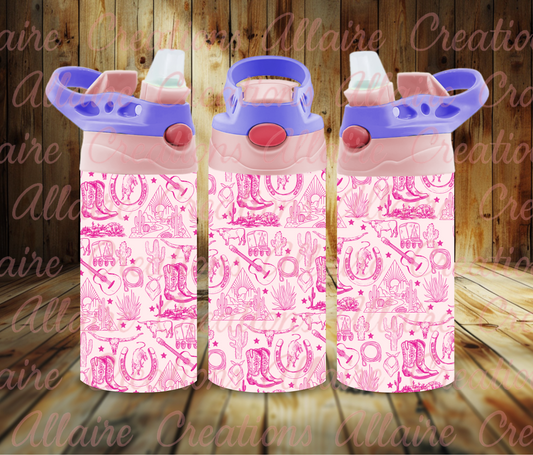 Pink Western Flip Cups