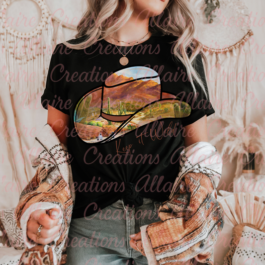 Desert Cowboy Hat Tee