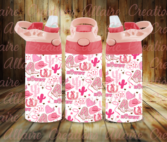 Pink Howdy Flip Cups