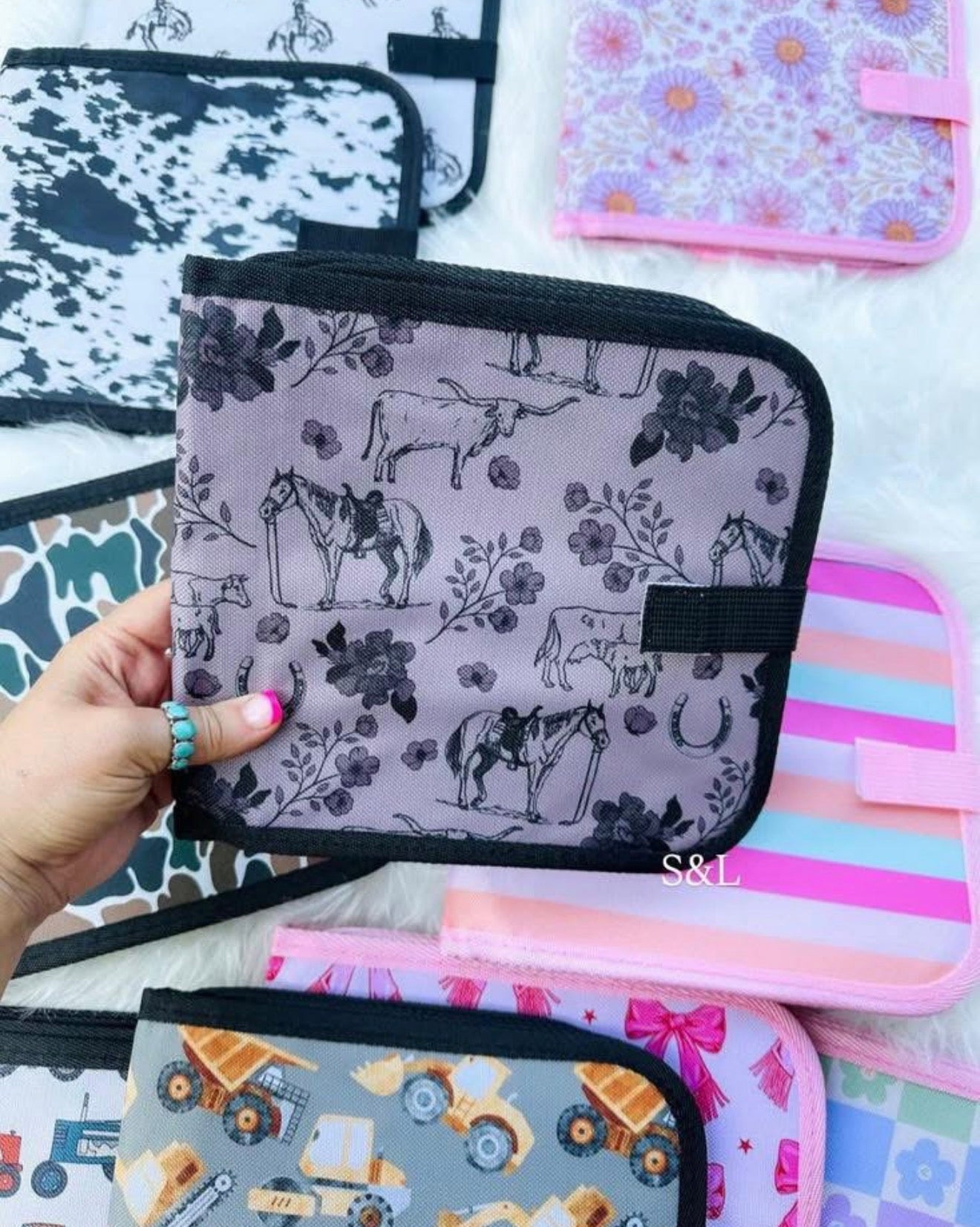 Plum Wild Horse  Drawing Pad