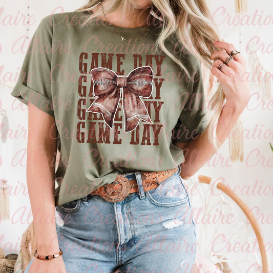 Game Day Bow Tee