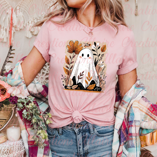 Fall Ghost Cute Tee