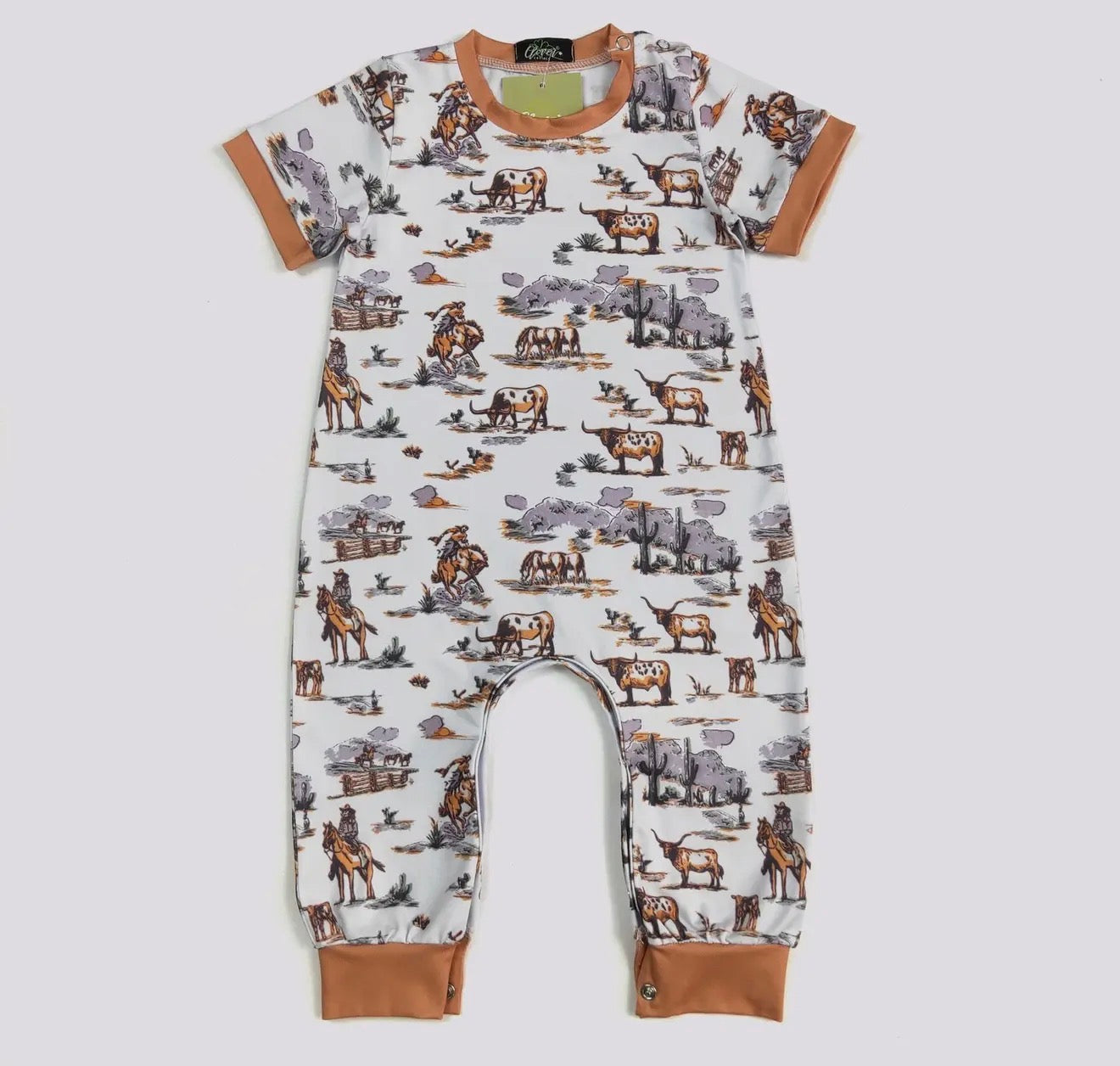 Wild Cowboy Romper