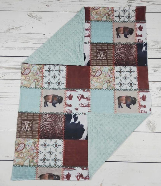 Blue Buffalo Baby Blanket