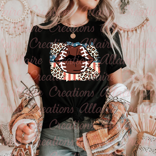 Football Lips Tee