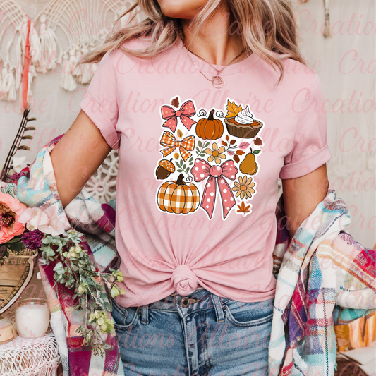 Fall Bows Tee