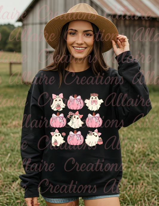 Ghost Pumpkin Crew Neck
