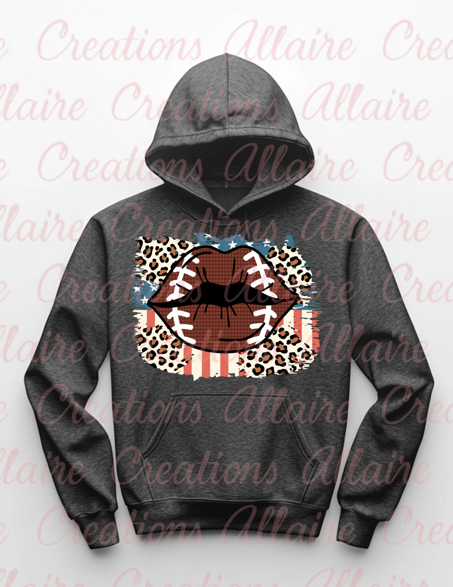 Football Lips Hoodies