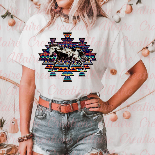 Aztec Horse Tee