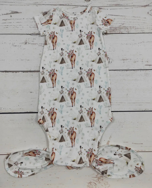 Horse Newborn Gown