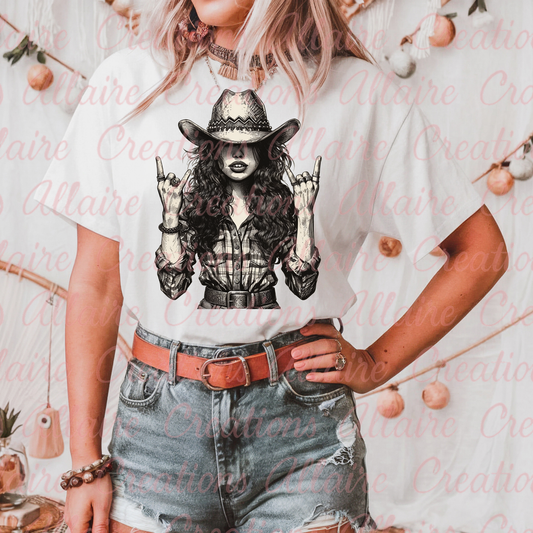 Cowgirl Western Tee