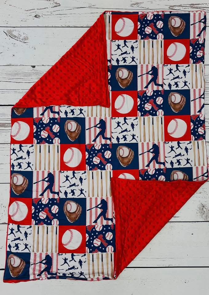Baseball Baby Blanket