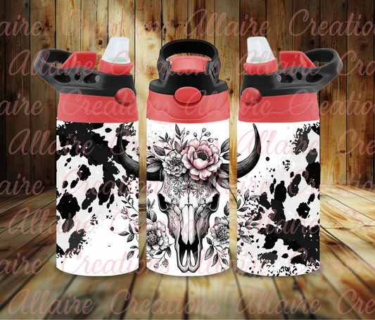 Cow Print Cow Skull Flip Cups