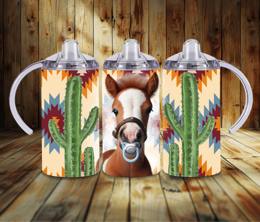 Baby Horse Binky Sippy Cup