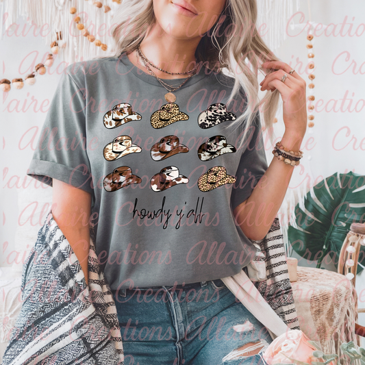 Cowboy Hats Western Tee