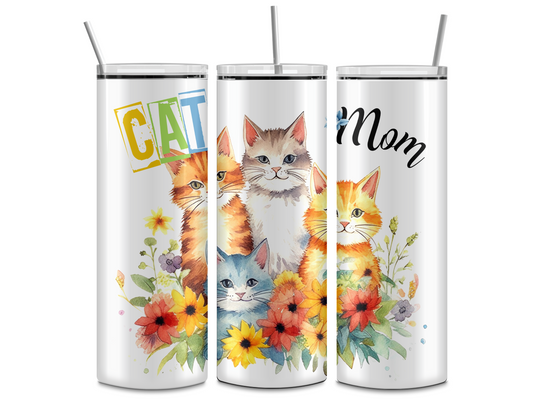 Cat Mom 20oz Tumbler