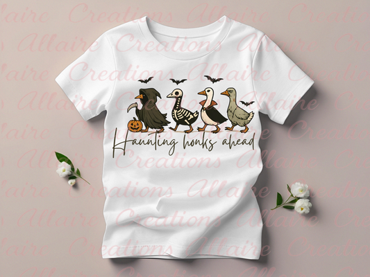 Haunting Honks Ahead Kids Tee